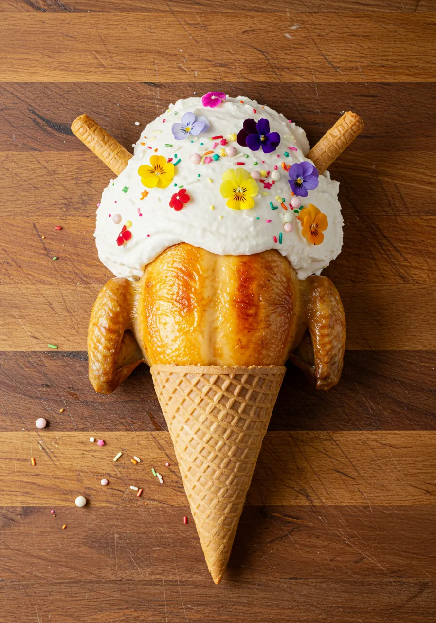 Ice Cream Chicken - tertiary view